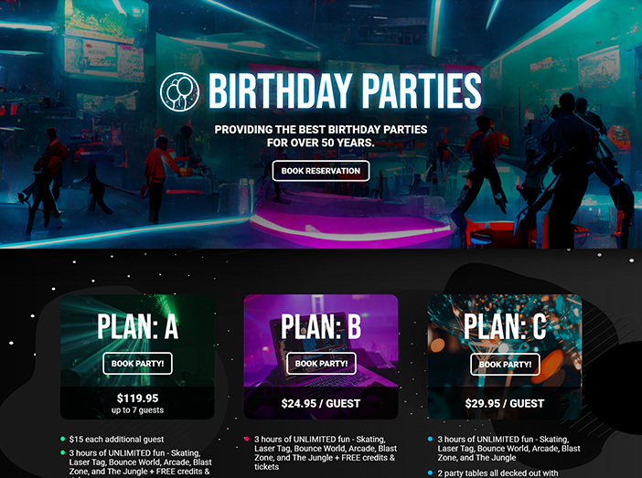 Birthday registration flow