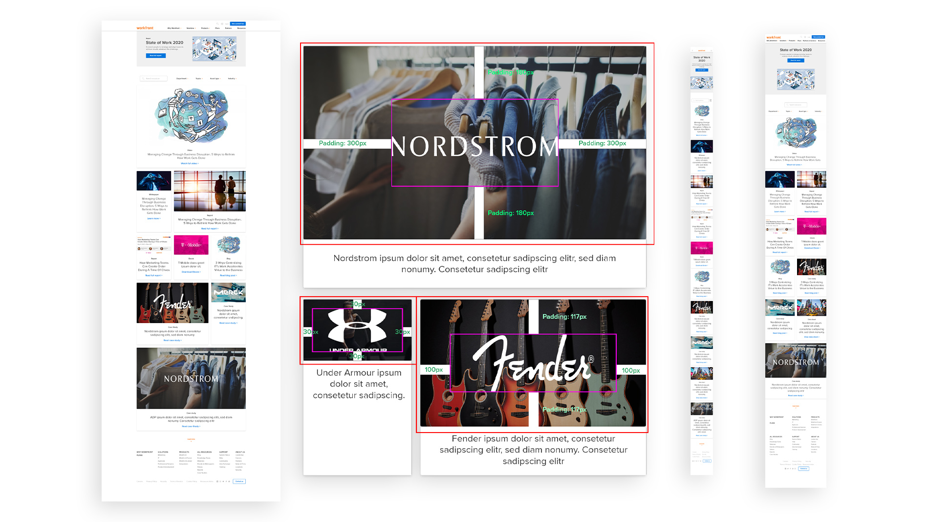 Workfront homepage redesign